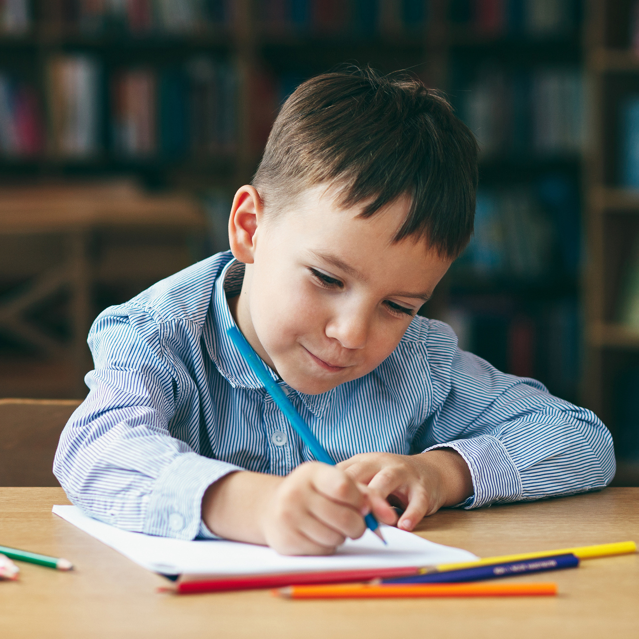 Learn some handwriting practice tips at home for children in kindergarten. 